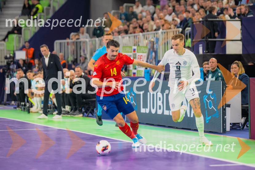Futsal EURO 2026, Slovenija - Španija, spektakel futsala