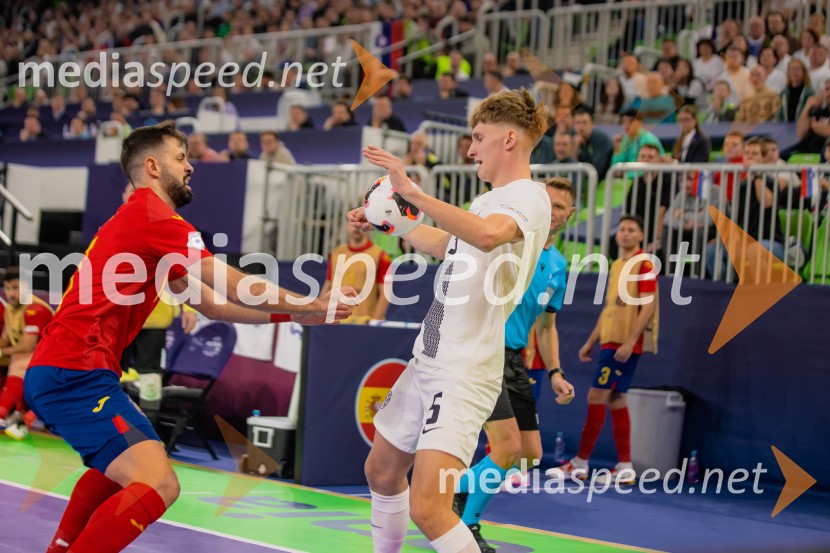 Futsal EURO 2026, Slovenija - Španija, spektakel futsala