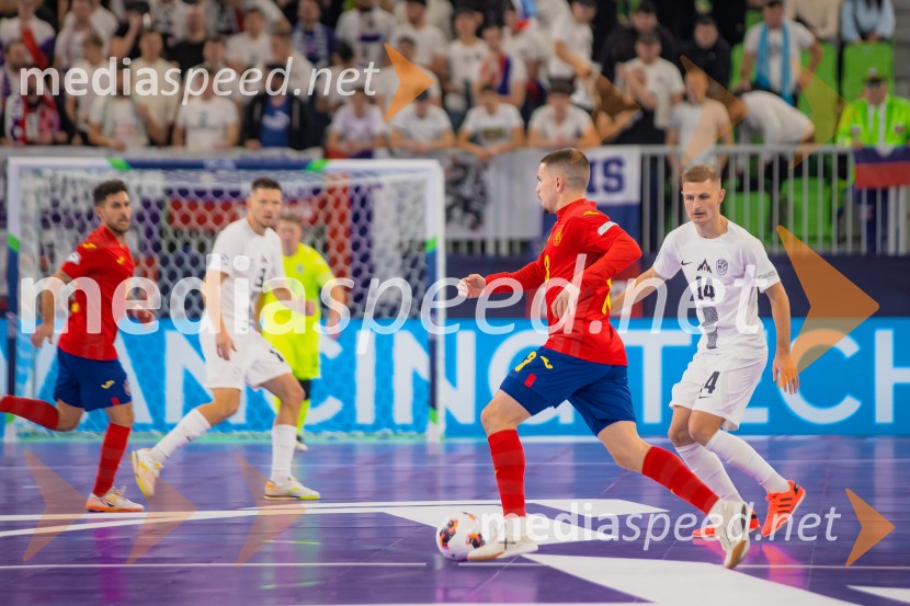 Futsal EURO 2026, Slovenija - Španija, spektakel futsala