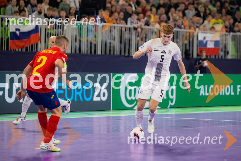 Futsal EURO 2026, Slovenija - Španija, spektakel futsala