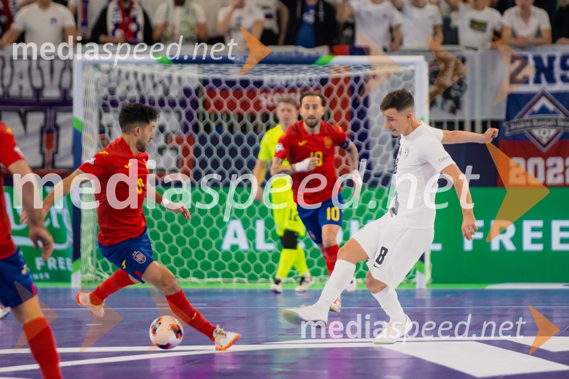 Futsal EURO 2026, Slovenija - Španija, spektakel futsala