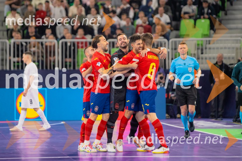 Futsal EURO 2026, Slovenija - Španija, spektakel futsala