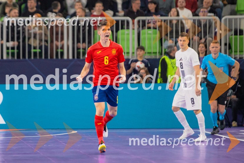 Futsal EURO 2026, Slovenija - Španija, spektakel futsala