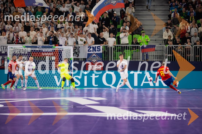Futsal EURO 2026, Slovenija - Španija, spektakel futsala