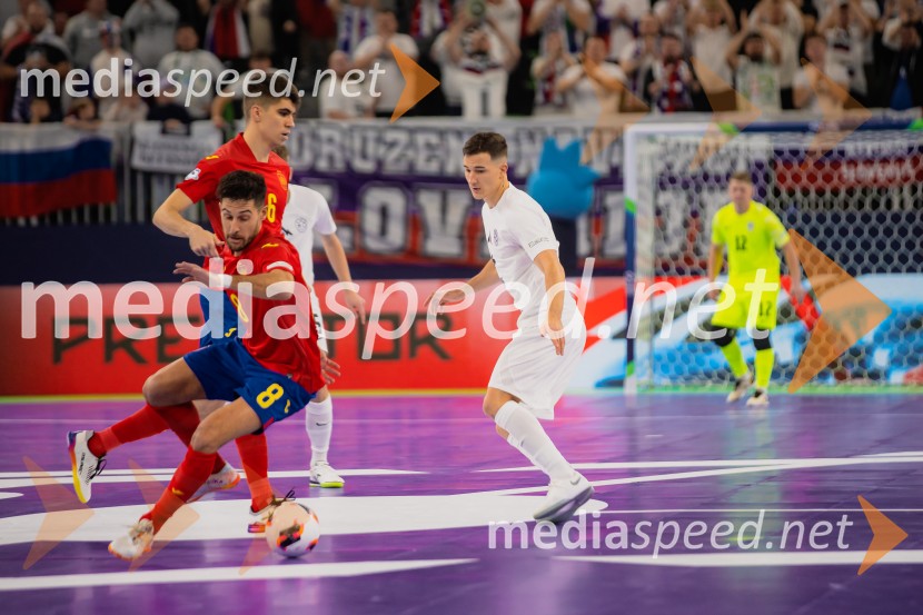 Futsal EURO 2026, Slovenija - Španija, spektakel futsala