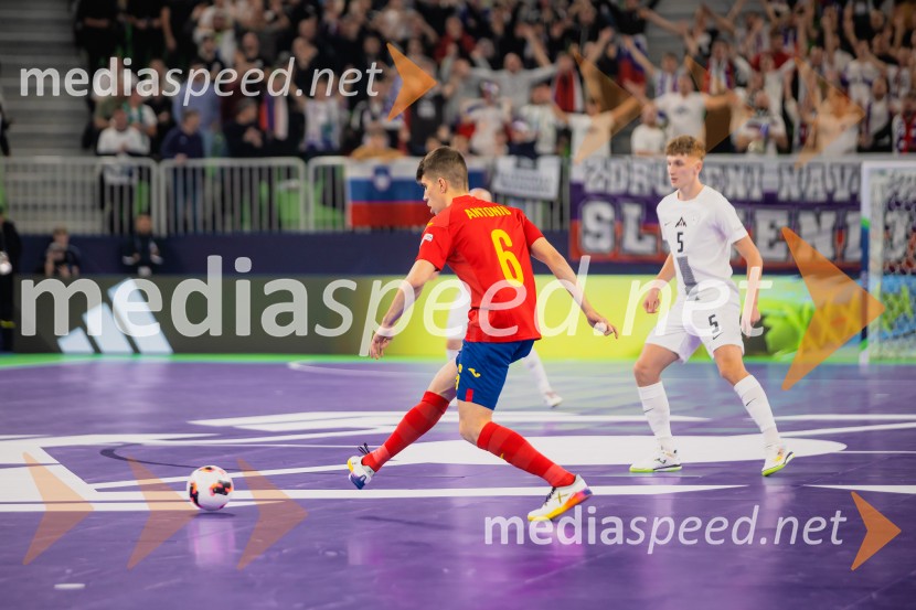 Futsal EURO 2026, Slovenija - Španija, spektakel futsala