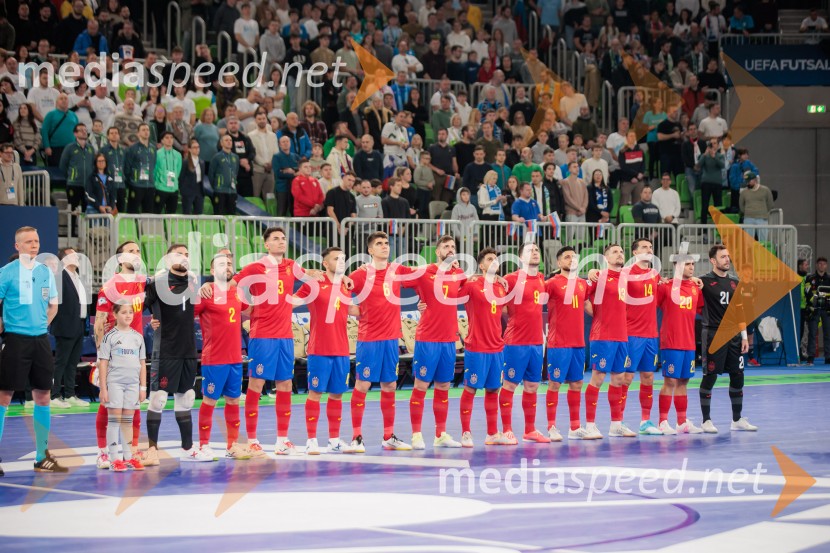 Futsal EURO 2026, Slovenija - Španija, spektakel futsala