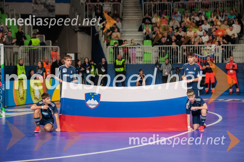 Futsal EURO 2026, Slovenija - Španija, spektakel futsala