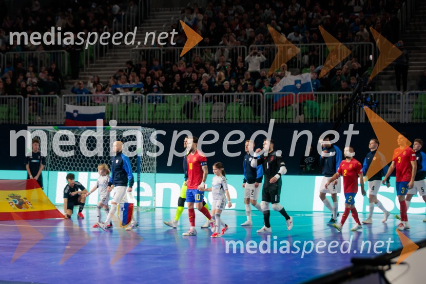 Futsal EURO 2026, Slovenija - Španija, spektakel futsala
