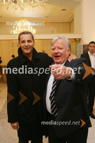 Danilo Rošker, direktor SNG Maribor in Tone Partljič, pisatelj in predsednik sveta Borštnikovega srečanja44. Borštnikovo srečanje 2009, otvoritev