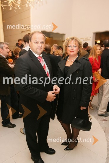 Milan in Nada Jarc, lastnika podjetja Avto Jarc d.o.o. Maribor44. Borštnikovo srečanje 2009, otvoritev