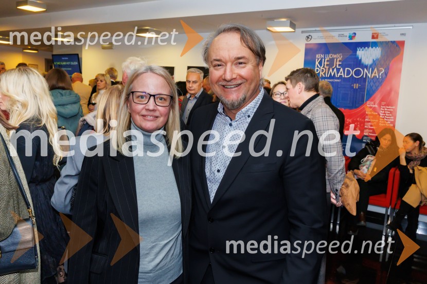  Bina Štampe Žmavc, pisateljica;  Patrik Greblo, dirigentKje je primadona?, premiera gledališča Koper