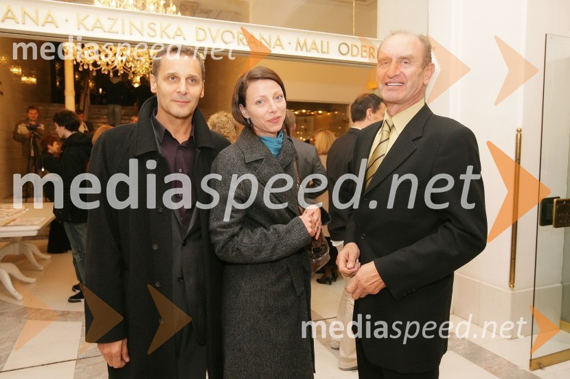 Danilo Rošker, direktor SNG Maribor, njegova soproga Nataša Matjašec Rošker, igralka in ...44. Borštnikovo srečanje 2009, otvoritev