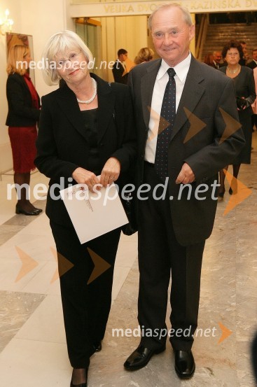 Dr. Alojz Križman in soproga Renata44. Borštnikovo srečanje 2009, otvoritev