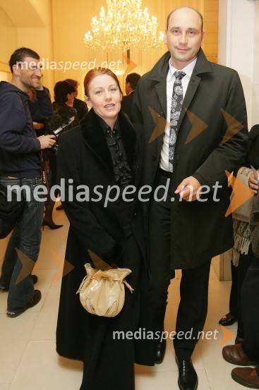 Matjaž Kovačič, predsednik uprave Nove KBM in njegova soproga Viktorija44. Borštnikovo srečanje 2009, otvoritev