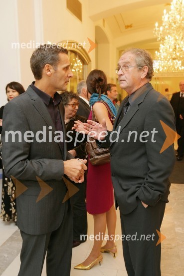 Danilo Rošker, direktor SNG Maribor in Ivo Ban, ravnatelj SNG Drama Ljubljana44. Borštnikovo srečanje 2009, otvoritev