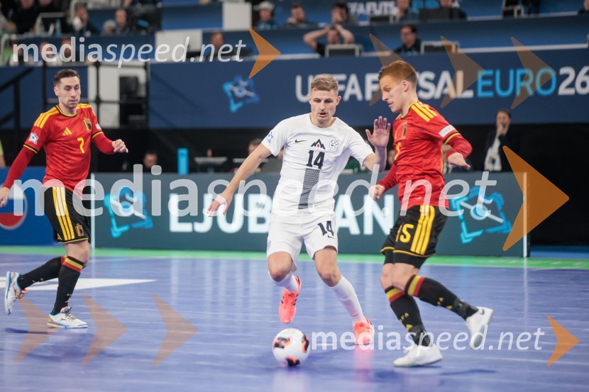 Futsal EURO 2026, Slovenija:Belgija