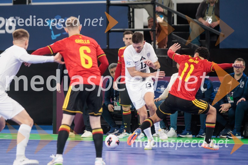Futsal EURO 2026, Slovenija:Belgija