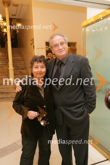 Dragica Petrovič, producentka in režiserka ter Ivo Ban, ravnatelj SNG Drama Ljubljana44. Borštnikovo srečanje 2009, otvoritev