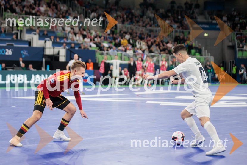 Futsal EURO 2026, Slovenija:Belgija