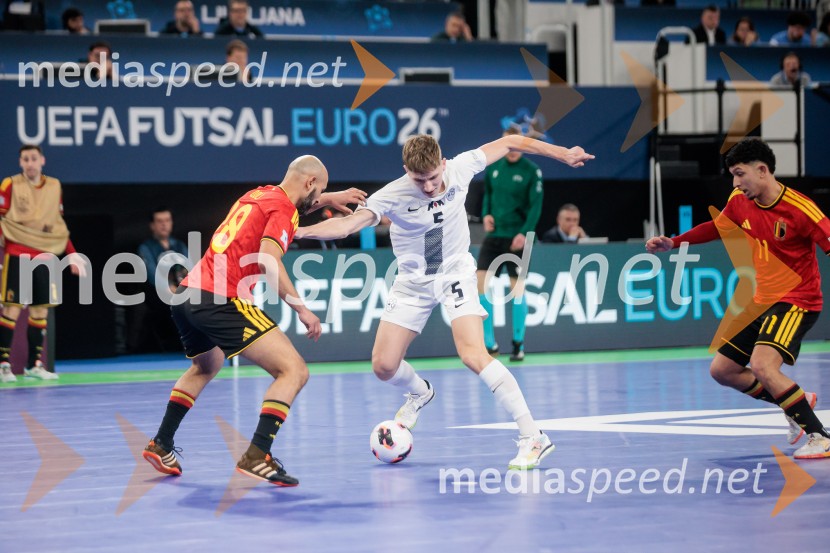 Futsal EURO 2026, Slovenija:Belgija