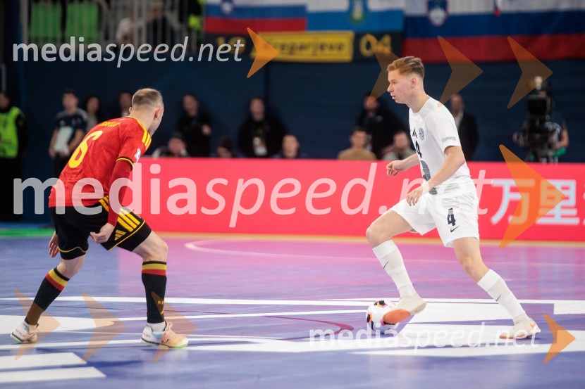 Futsal EURO 2026, Slovenija:Belgija