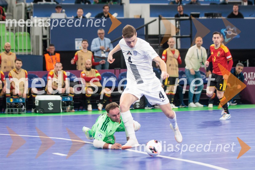 Futsal EURO 2026, Slovenija:Belgija