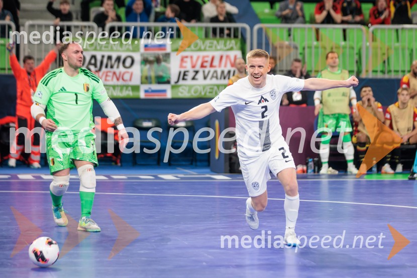 Futsal EURO 2026, Slovenija:Belgija