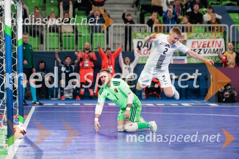 Futsal EURO 2026, Slovenija:Belgija