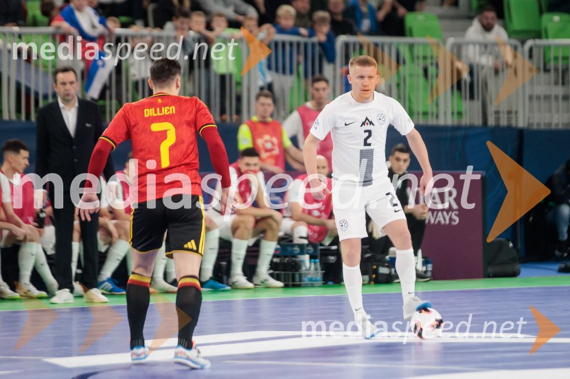 Futsal EURO 2026, Slovenija:Belgija