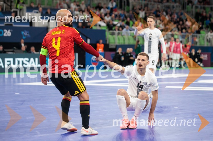 Futsal EURO 2026, Slovenija:Belgija