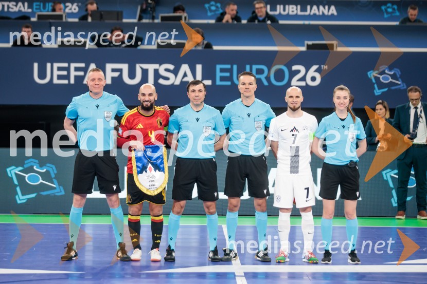 Futsal EURO 2026, Slovenija:Belgija