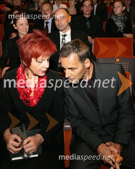 Majda Širca, ministrica za kulturo in Danilo Rošker, direktor SNG Maribor44. Borštnikovo srečanje 2009, otvoritev