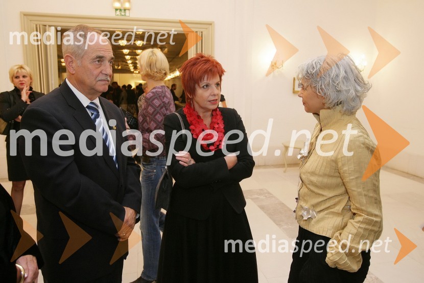 Rudi Moge, nekdanji poslanec DZ in predsednik sveta SNG Maribor, Majda Širca, ministrica za kulturo ter Alja Predan, direktorica Borštnikovega srečanja44. Borštnikovo srečanje 2009, otvoritev