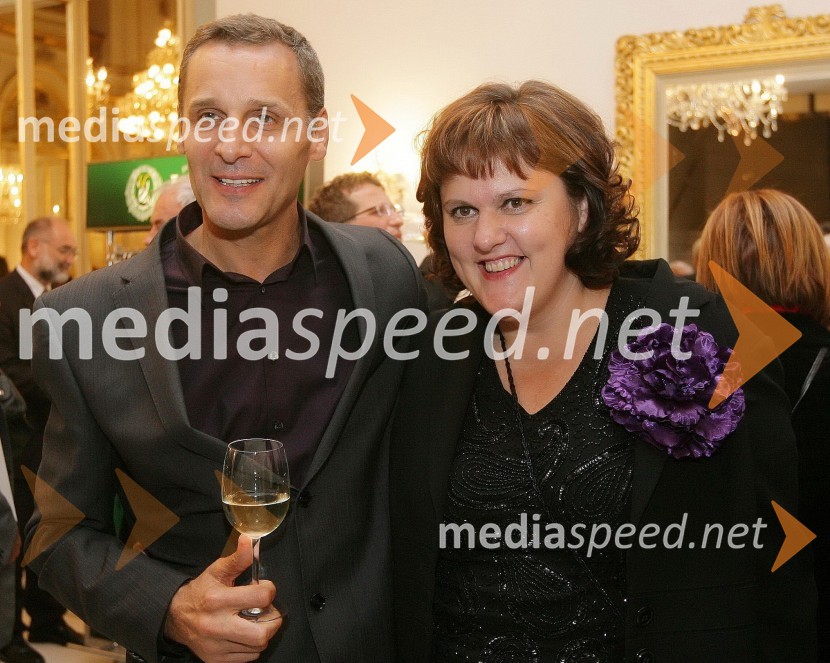 Danilo Rošker, direktor SNG Maribor in Uršula Cetinski, direktorica Slovenskega mladinskega gledališča44. Borštnikovo srečanje 2009, otvoritev