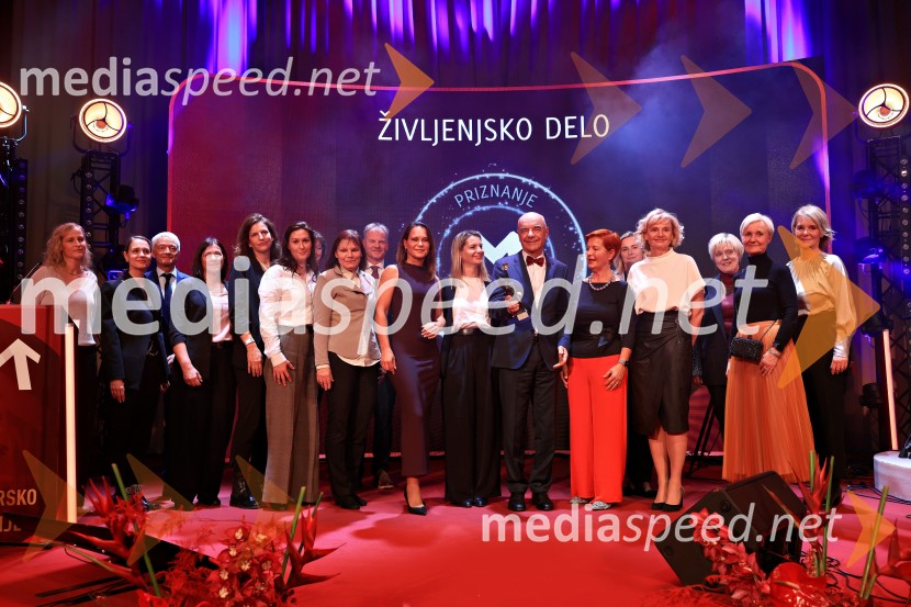 Tonetu Strnadu priznanje za življenjsko delo,  mladi manager 2025 je Aleš Ugovšek iz skupine M Sora,  Artemidi v roke Ireni Brugger in Juditi Rigler