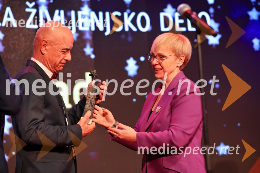 Tonetu Strnadu priznanje za življenjsko delo,  mladi manager 2025 je Aleš Ugovšek iz skupine M Sora,  Artemidi v roke Ireni Brugger in Juditi Rigler