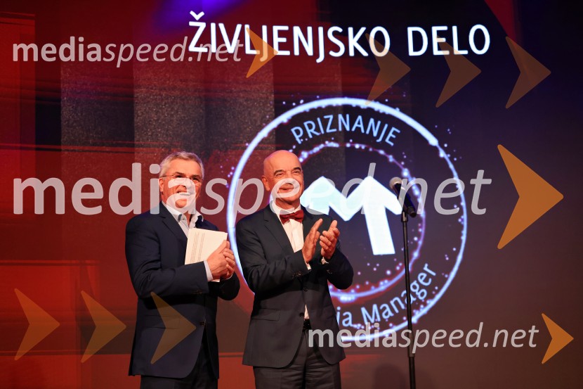 Tonetu Strnadu priznanje za življenjsko delo,  mladi manager 2025 je Aleš Ugovšek iz skupine M Sora,  Artemidi v roke Ireni Brugger in Juditi Rigler
