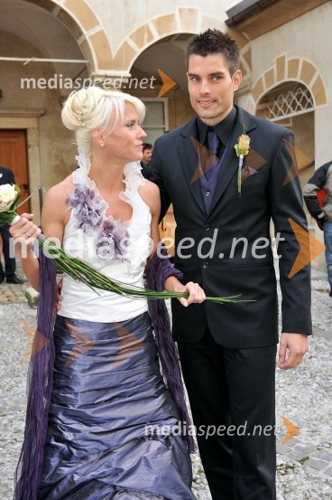 Jolanda Čeplak Batagelj in Andrej Batagelj, atletaJolanda Čeplak in Andrej Batagelj, poroka