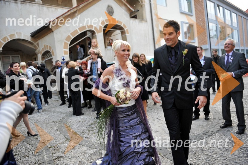 Jolanda Čeplak Batagelj in Andrej Batagelj, atletaJolanda Čeplak in Andrej Batagelj, poroka