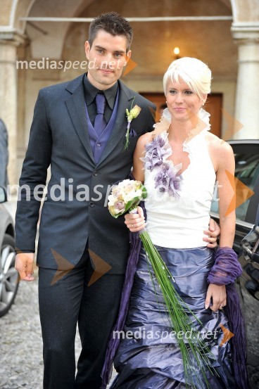 Jolanda Čeplak Batagelj in Andrej Batagelj, atletaJolanda Čeplak in Andrej Batagelj, poroka