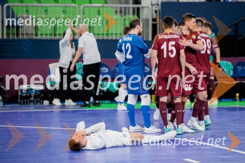 UEFA Futsal Euro 2026: potekala tekma med Slovenijo in Belorusijo