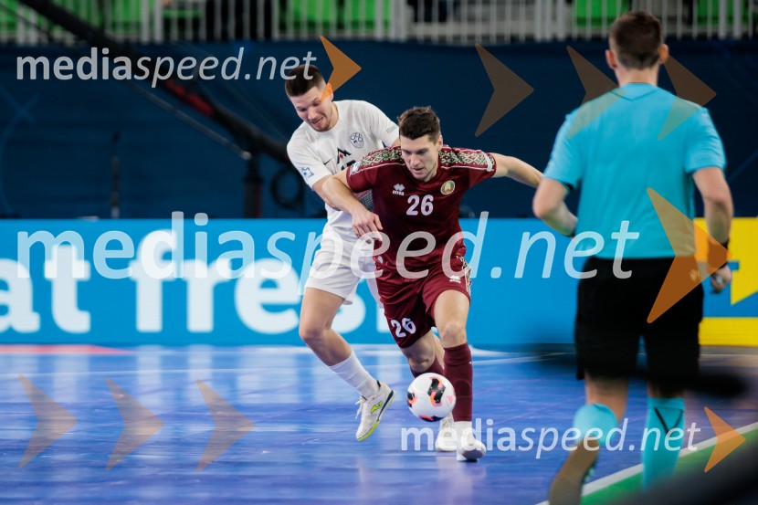 UEFA Futsal Euro 2026: potekala tekma med Slovenijo in Belorusijo