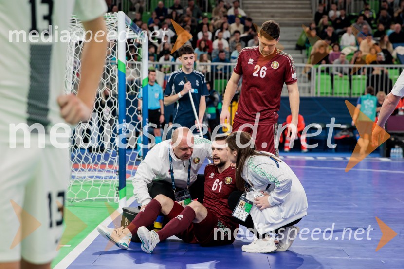 UEFA Futsal Euro 2026: potekala tekma med Slovenijo in Belorusijo