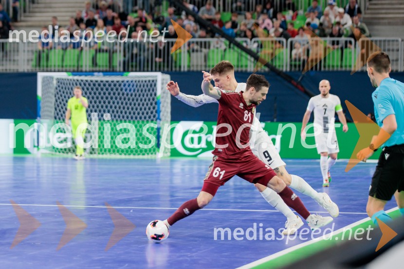 UEFA Futsal Euro 2026: potekala tekma med Slovenijo in Belorusijo