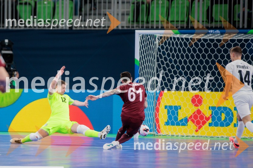 UEFA Futsal Euro 2026: potekala tekma med Slovenijo in Belorusijo