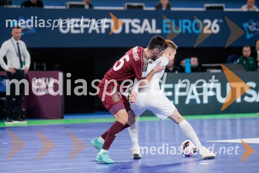 UEFA Futsal Euro 2026: potekala tekma med Slovenijo in Belorusijo