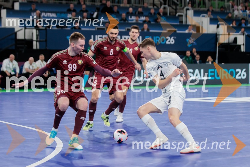 UEFA Futsal Euro 2026: potekala tekma med Slovenijo in Belorusijo