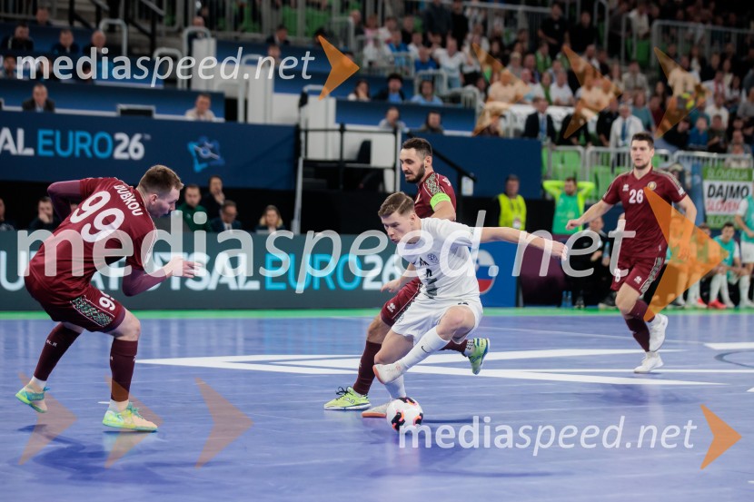 UEFA Futsal Euro 2026: potekala tekma med Slovenijo in Belorusijo