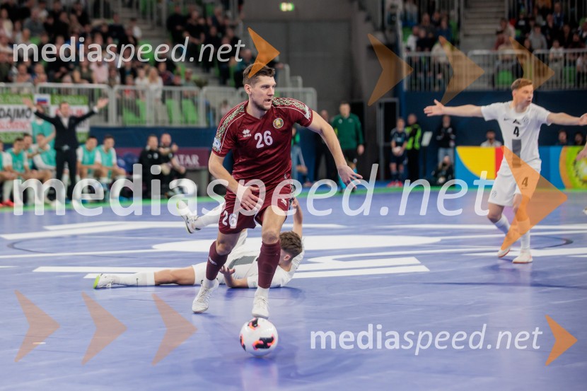 UEFA Futsal Euro 2026: potekala tekma med Slovenijo in Belorusijo
